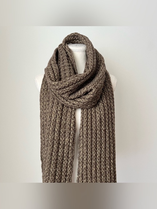 Club Monaco Scarves & Wraps for Women for sale | eBay Club Monaco Women\'s Chunky Knit Scarf Brown Gold Neutral Soft Cozy Holiday